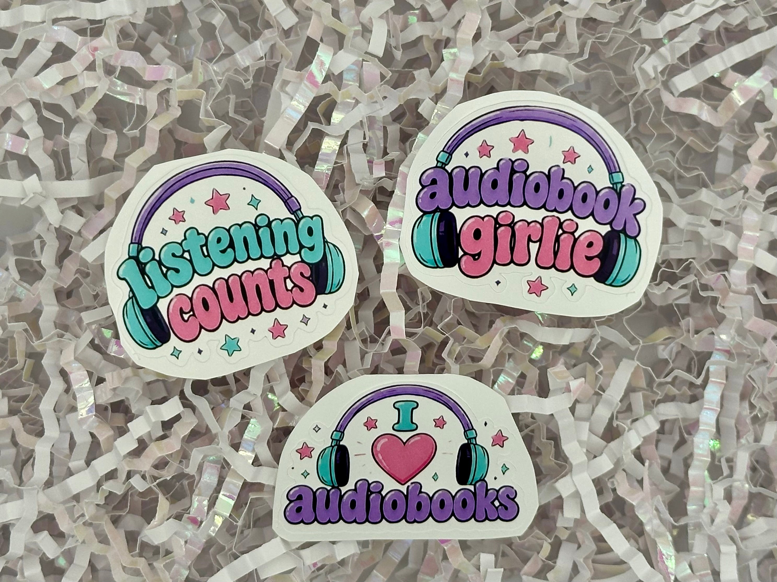 Audiobook Sticker Set