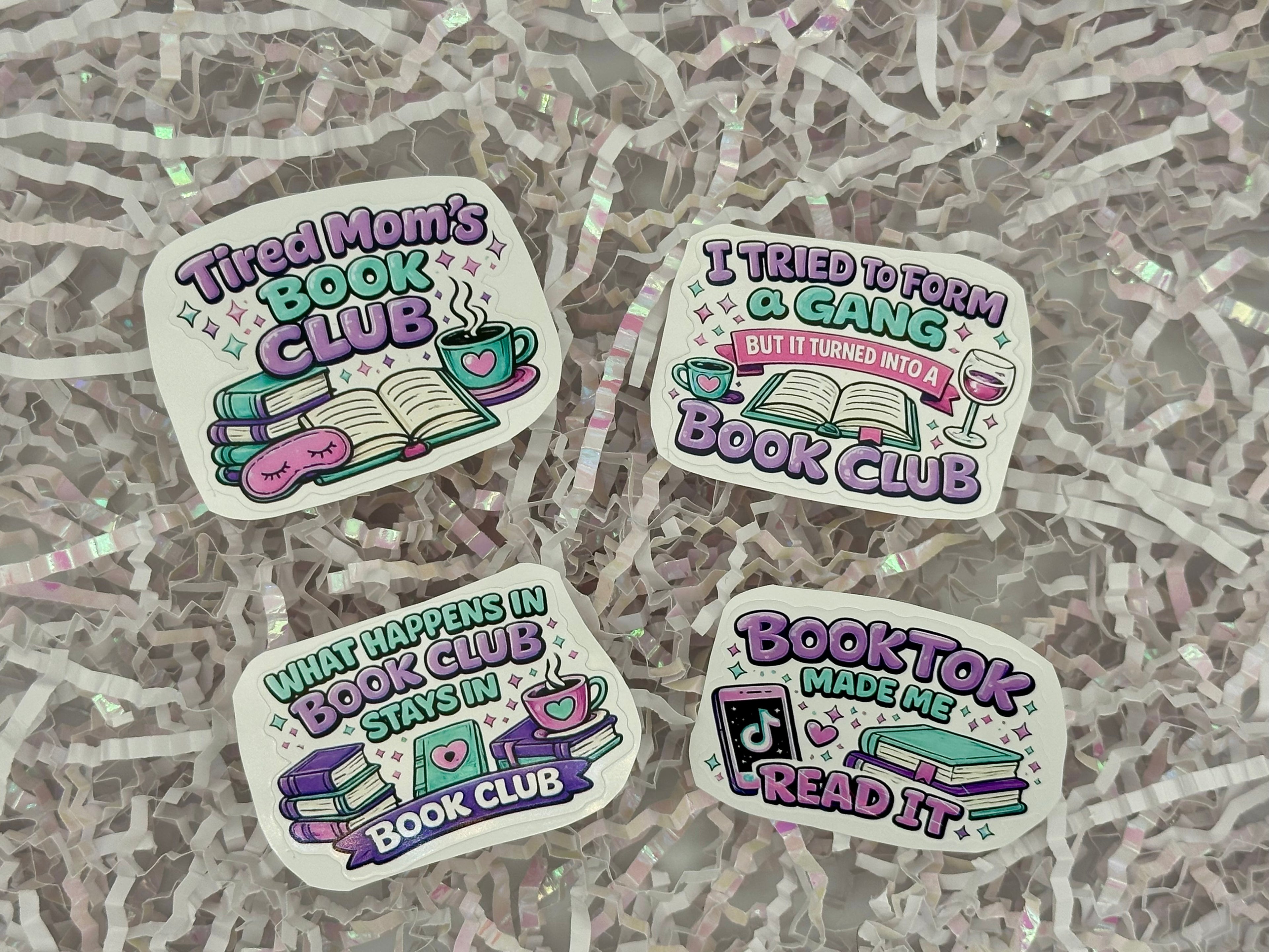 Book Club Stickers Individual