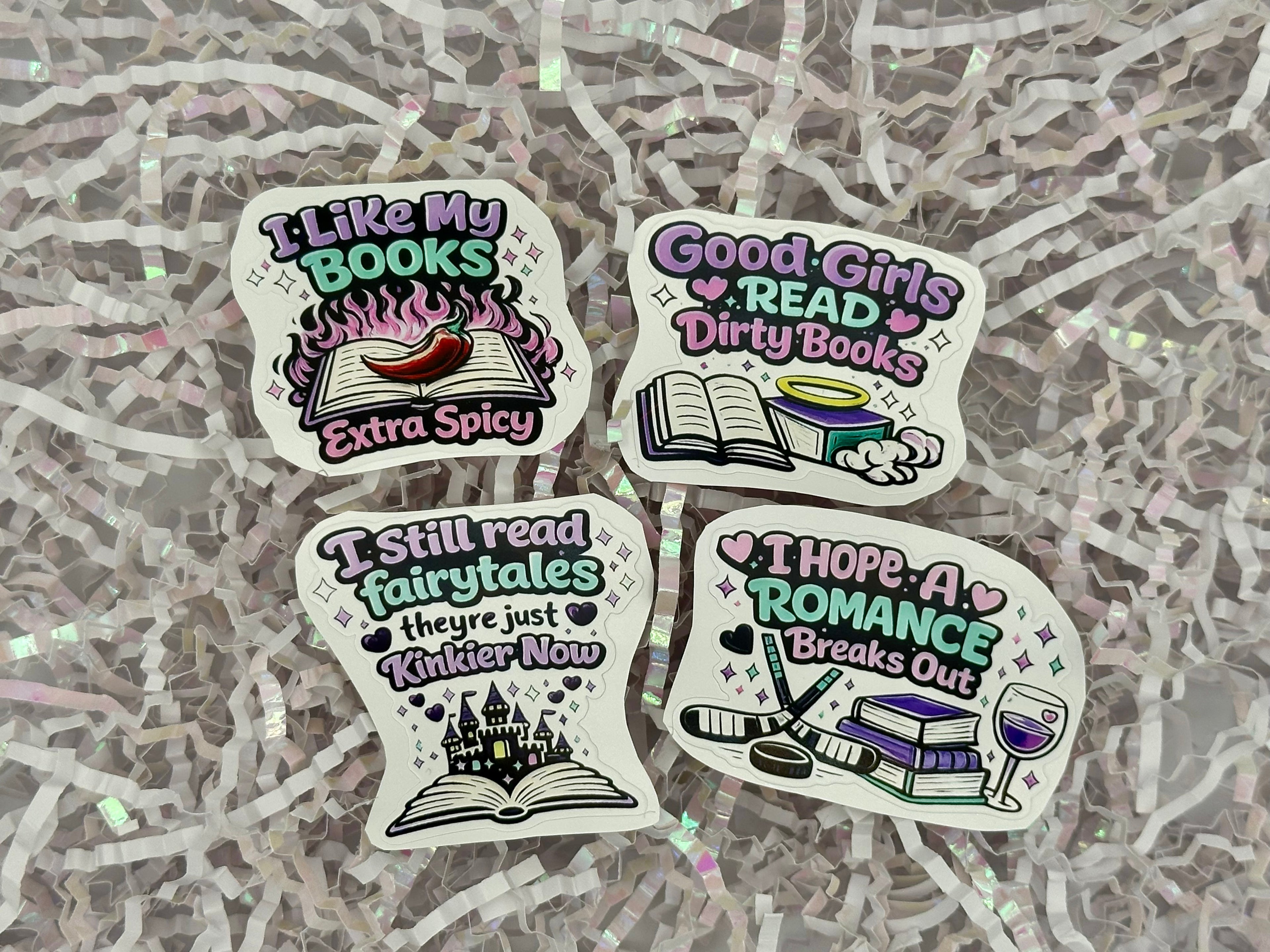 Spicy Book Stickers Individual